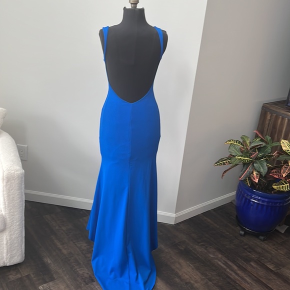 Blue dress prom - Picture 2 of 2